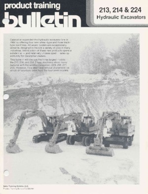 Crawler Excavators Caterpillar 214
