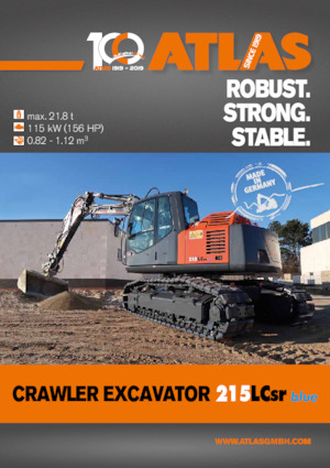 Paletli ekskavatörler Atlas 215 LC-SR 
