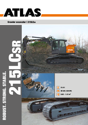 Crawler Excavators Atlas 215 LC-SR
