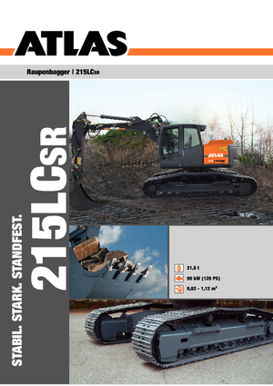 Crawler Excavators Atlas 215 LC-SR