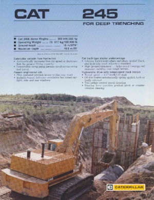 Crawler Excavators Caterpillar 245