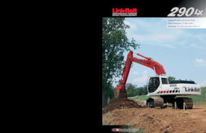 Crawler Excavators Link-Belt 290 LX