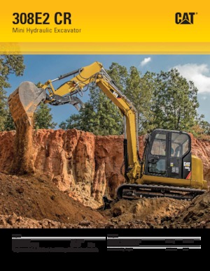 Crawler Excavators Caterpillar 308E 2 CR