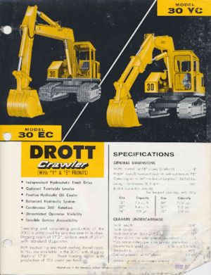 Crawler Excavators Drott 30YC