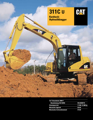 Crawler Excavators Caterpillar 311C U