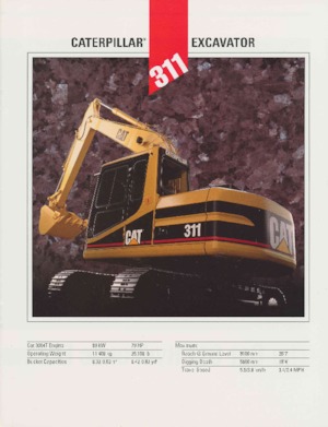 Crawler Excavators Caterpillar 311