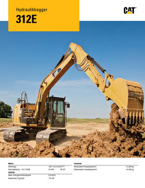 Crawler Excavators Caterpillar 312E L