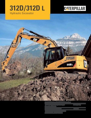 Crawler Excavators Caterpillar 312D