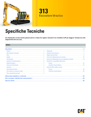 Crawler Excavators Caterpillar 313