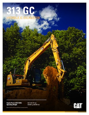 Crawler Excavators Caterpillar 313 GC