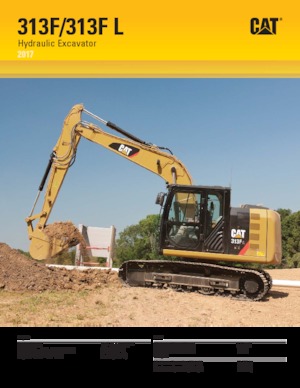 Crawler Excavators Caterpillar 313F