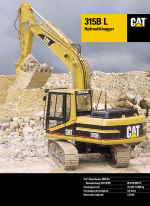 Crawler Excavators Caterpillar 315 B L Mono
