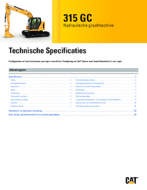 Crawler Excavators Caterpillar 315 GC