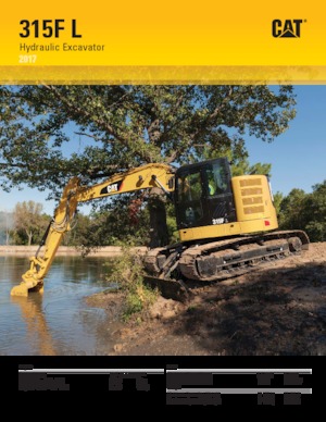 Crawler Excavators Caterpillar 315F L