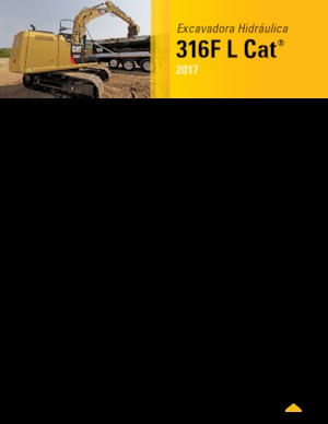Crawler Excavators Caterpillar 316F L