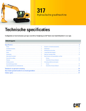 Crawler Excavators Caterpillar 317