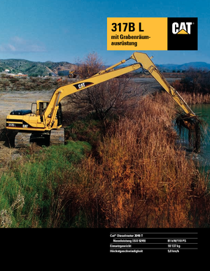 Crawler Excavators Caterpillar 317 B L Mono