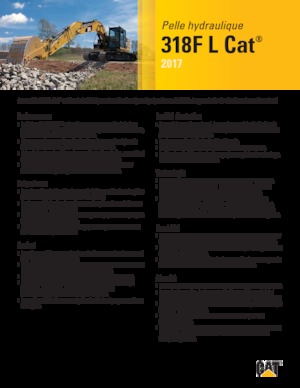 Crawler Excavators Caterpillar 318F L