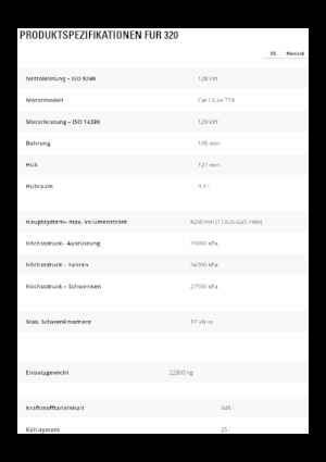 Crawler Excavators Caterpillar 320