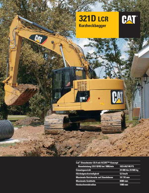 Crawler Excavators Caterpillar 321D LCR