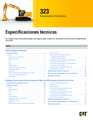 Crawler Excavators Caterpillar 323