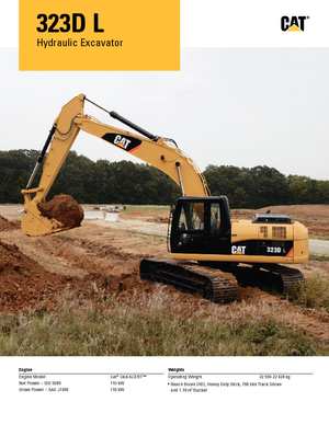 Crawler Excavators Caterpillar 323D L