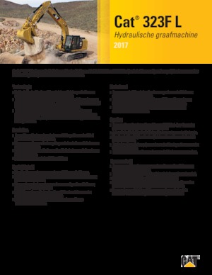 Paletli ekskavatörler Caterpillar 323E L