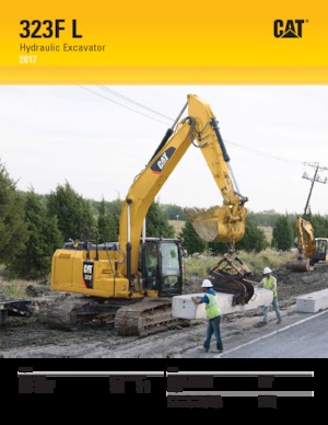 Crawler Excavators Caterpillar 323F L