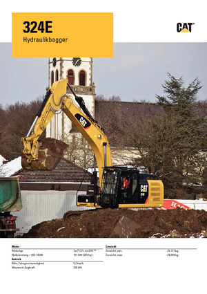 Crawler Excavators Caterpillar 324E LN