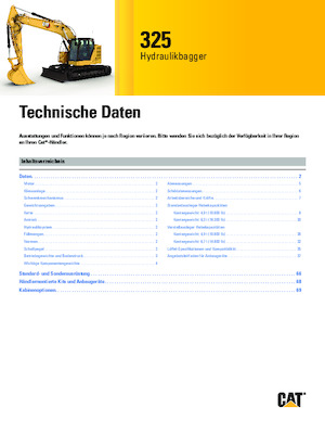 Crawler Excavators Caterpillar 325