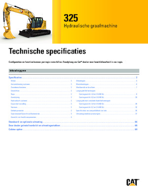 Crawler Excavators Caterpillar 325