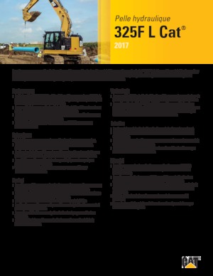 Crawler Excavators Caterpillar 325F L