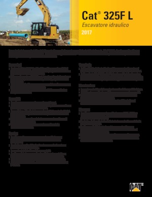 Crawler Excavators Caterpillar 325F L
