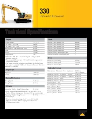 Crawler Excavators Caterpillar 330