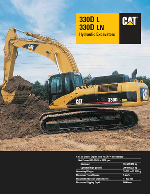 Crawler Excavators Caterpillar 330D LN