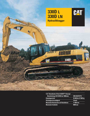 Crawler Excavators Caterpillar 330D LN