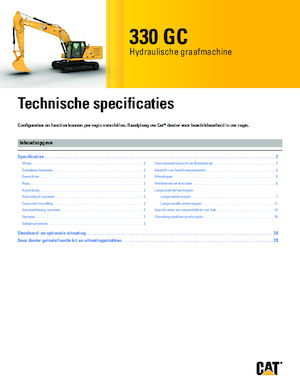 Crawler Excavators Caterpillar 330 GC