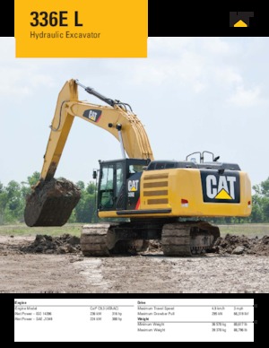 Crawler Excavators Caterpillar 336E