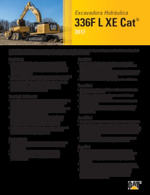Crawler Excavators Caterpillar 336F L XE