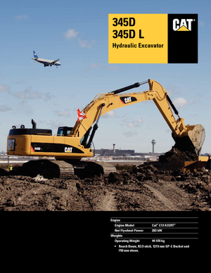 Crawler Excavators Caterpillar 345D L