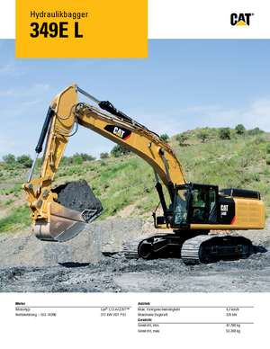 Crawler Excavators Caterpillar 349E L