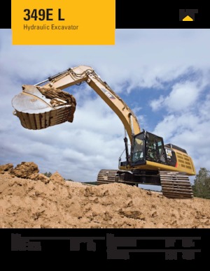 Paletli ekskavatörler Caterpillar 349E