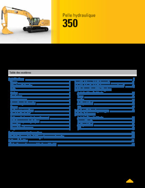 Crawler Excavators Caterpillar 350