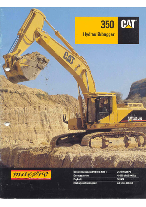 Crawler Excavators Caterpillar 350 L