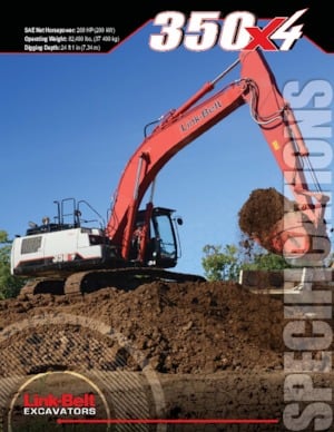 Crawler Excavators Link-Belt 350 X4