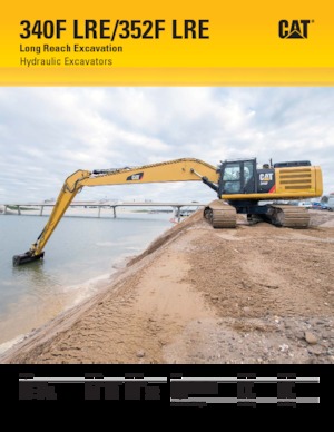 Crawler Excavators Caterpillar 352F LRE