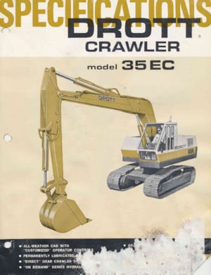 Crawler Excavators Drott 35EC