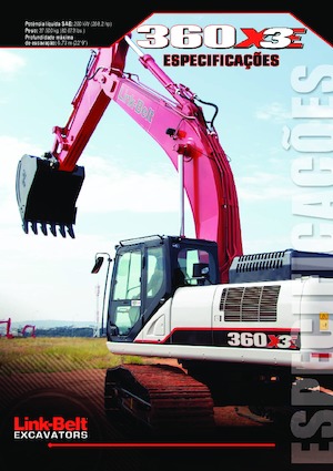 Paletli ekskavatörler Link-Belt 360 X3E