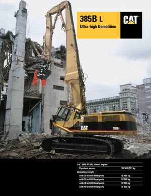 Crawler Excavators Caterpillar 385 B L