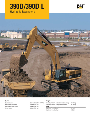Crawler Excavators Caterpillar 390D L